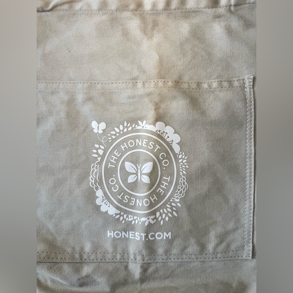 NEW Honest Company Canvas Tote Bag with Front Pocket | Everyday Tote | NWT - Picture 4 of 4